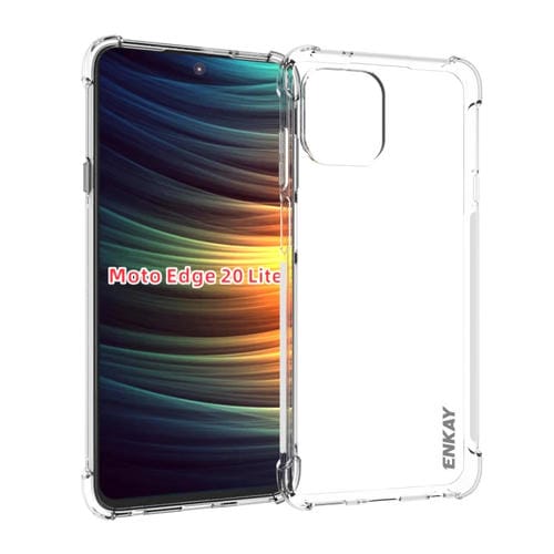 Funda TPU Enkay para Motorola Edge 20 Lite a Prueba de Golpes