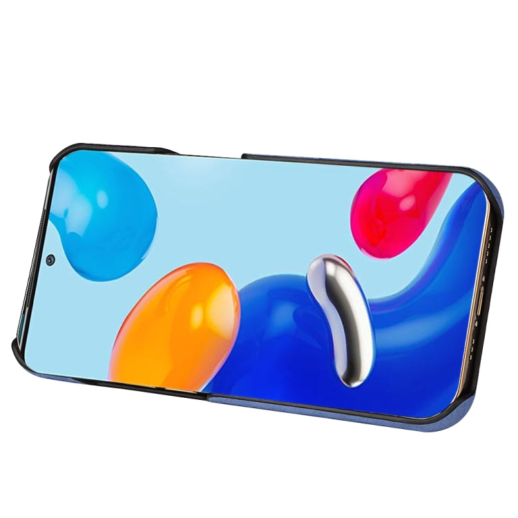 Para Samsung Galaxy A23 4G Soporte de anillo PU de pan HEADCOMB PU (Azul marino)