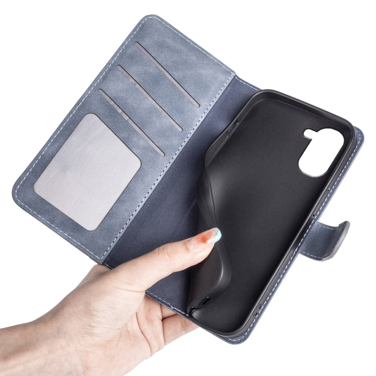Funda para Huawei Nova 10 Pro Stitching Horizontal Flip en Cuero (Azul)