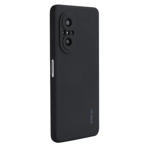 Para Huawei Nova 9 SE / Honor 50 SE ENKAY Funda de teléfono de silicona líquida a prueba de golpes (Negro)