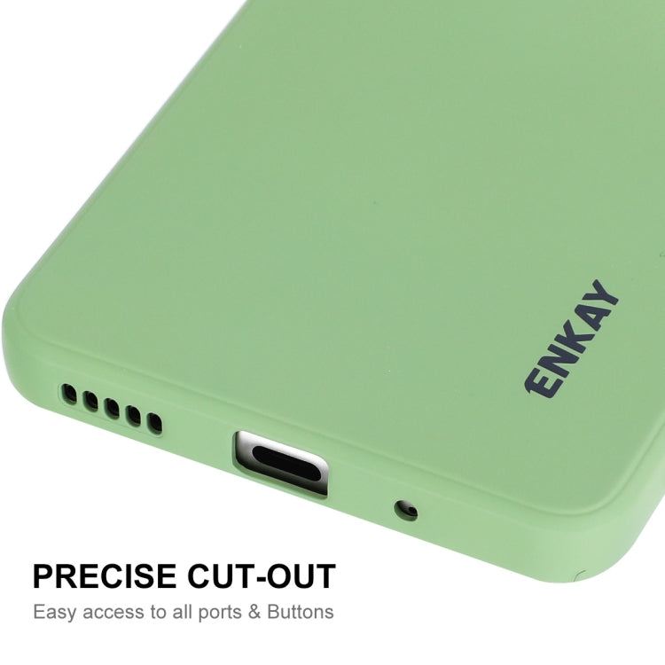 Para Huawei Nova 9 SE / Honor 50 SE ENKAY Funda de teléfono de silicona líquida a prueba de golpes (Negro)