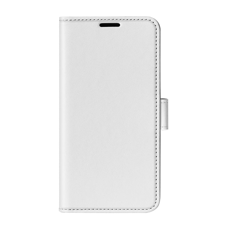 Para Samsung Galaxy S23+ 5G R64 Funda de cuero con textura para teléfono (Blanco)