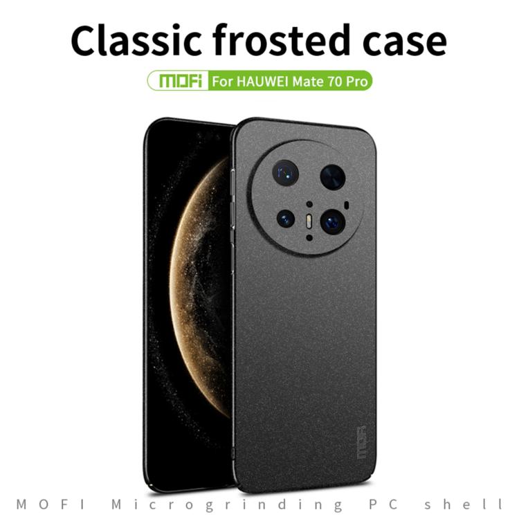 Funda para Teléfono Mofi Fandun Series Policarbonato Esmerilado para Huawei Mate 70 Pro (Gris)