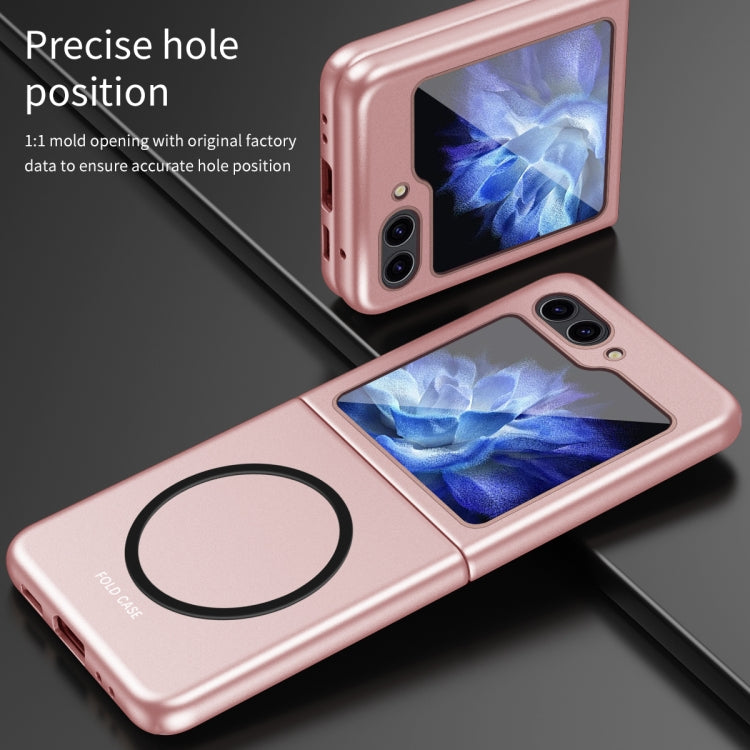 Funda magnética MagSafe a prueba de golpes para Samsung Galaxy Z Flip7 5G (negro)