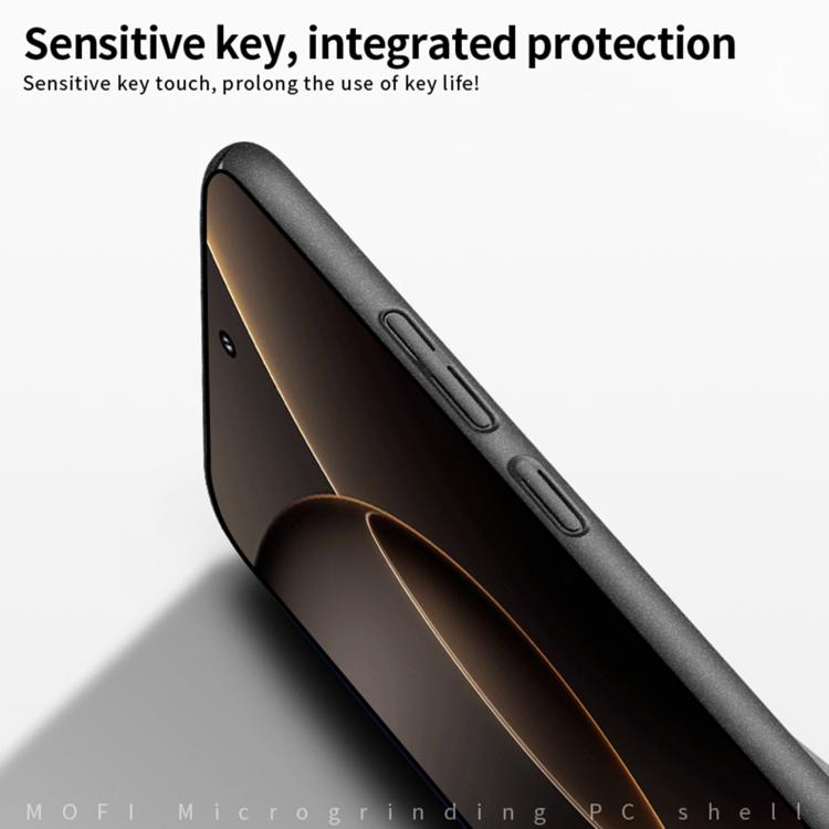 Funda ultrafina de PC esmerilada con todo incluido para Xiaomi 15S Pro MOFI Fandun Series (gris)