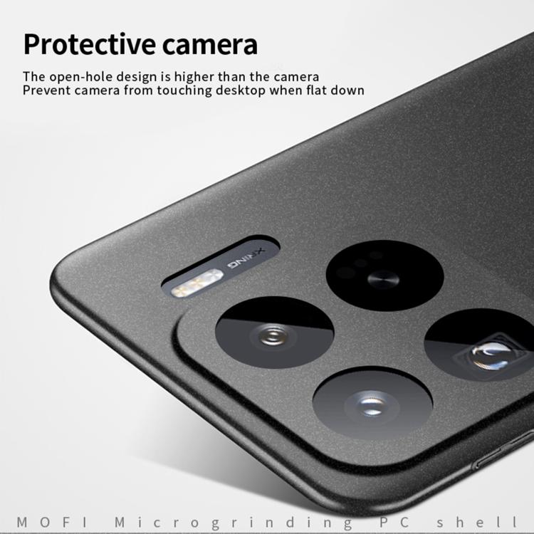 Funda ultrafina de PC esmerilada con todo incluido para Xiaomi 15S Pro MOFI Fandun Series (gris)