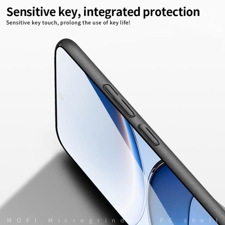Funda ultrafina de PC esmerilada con todo incluido para Redmi Turbo4 Pro MOFI Fandun Series (gris)