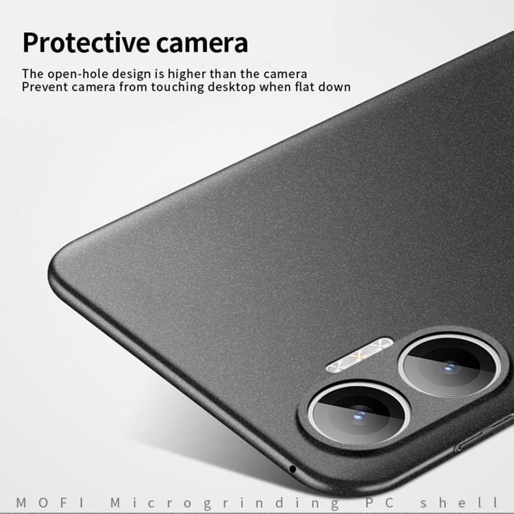 Funda ultrafina de PC esmerilada con todo incluido para Redmi Turbo4 Pro MOFI Fandun Series (roja)