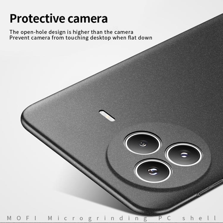 Funda ultrafina de PC esmerilada con todo incluido para Xiaomi Civi 5 Pro MOFI Fandun Series (negra)