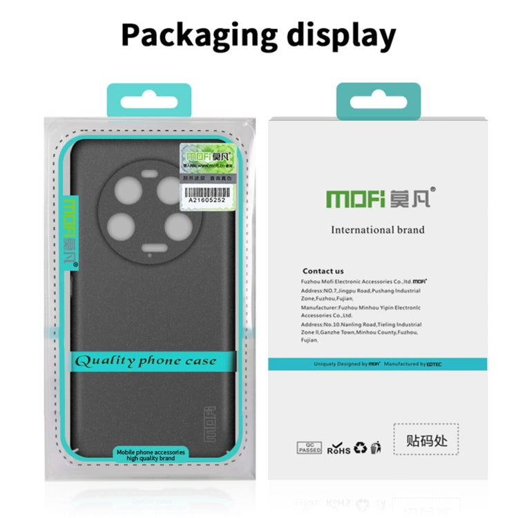 Funda ultrafina de PC esmerilada con todo incluido para Xiaomi 15S Pro MOFI Fandun Series (gris)
