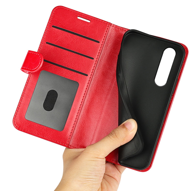 Funda de Cuero para Sony Xperia 1 Vi R64 con Tapa Horizontal y Textura (Rojo)