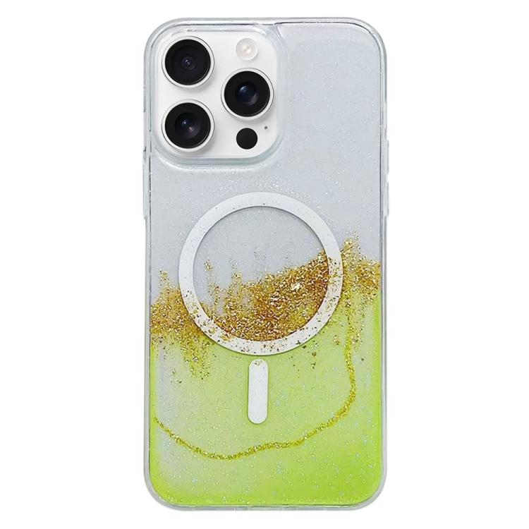 Funda Híbrida TPU con Magsafe para iPhone 16 Pro Max (Verde)