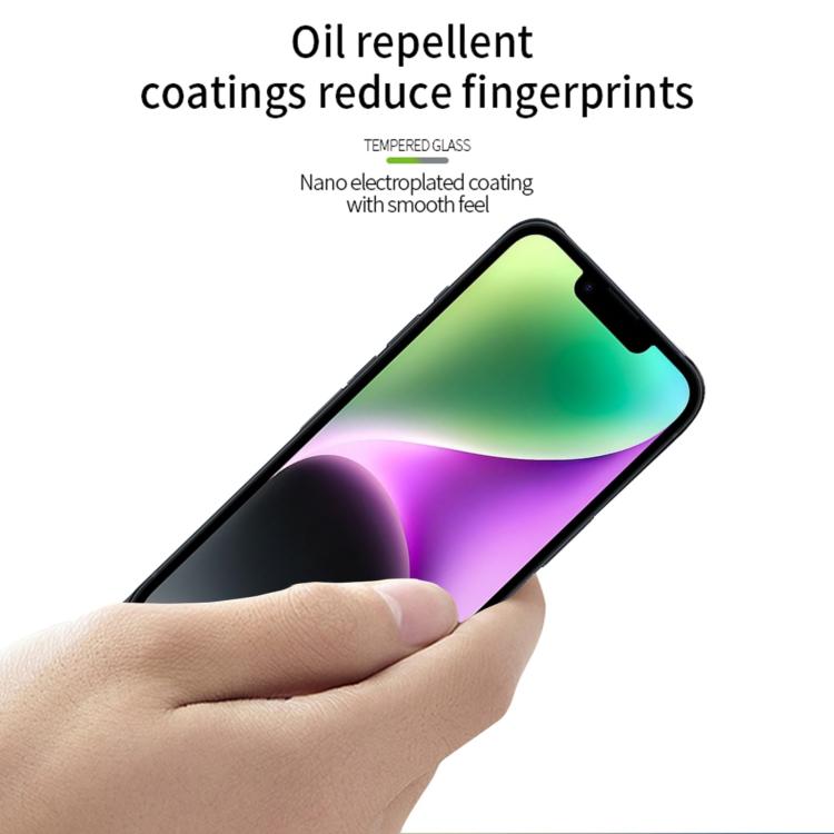 Película de Vidrio Templado Pinwuyo 9H 3D para iPhone 16E Pantalla Completa Curvada (Negro)