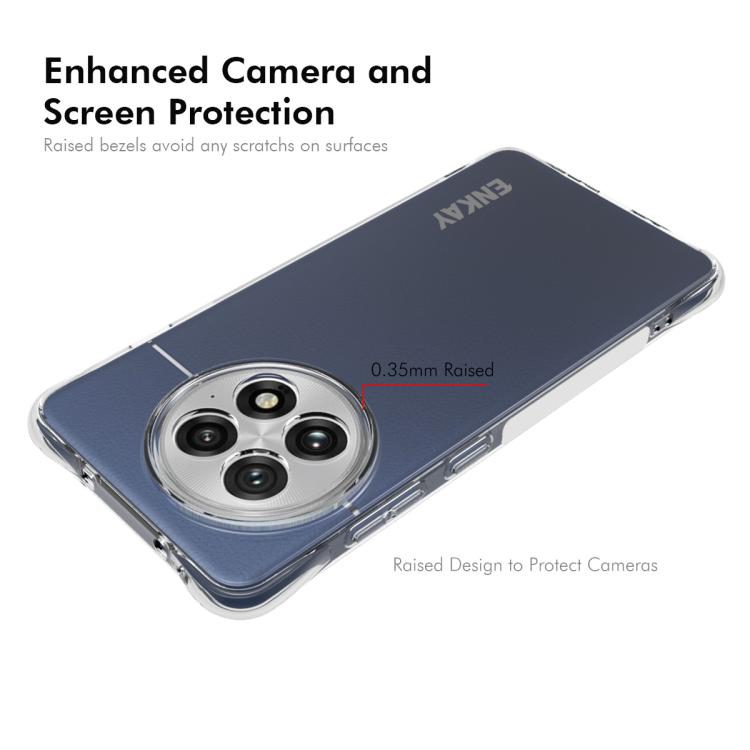 Funda para Teléfono Enkay Hat-Prince TPU Transparente a Prueba de Golpes para OnePlus Ace 5/5 Pro