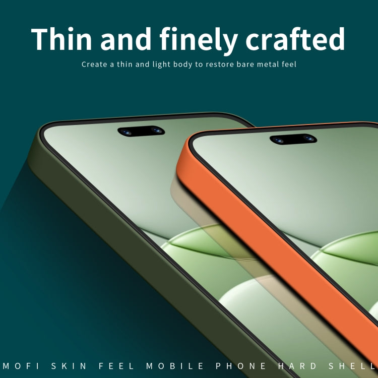 Funda para Teléfono Huawei Nova 13 Pro Mofi Qin Series con PC y Tacto Agradable (Naranja)