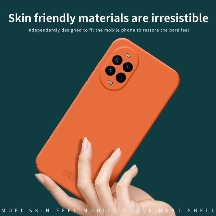 Funda para Teléfono Huawei Nova 13 Pro Mofi Qin Series con PC y Tacto Agradable (Naranja)