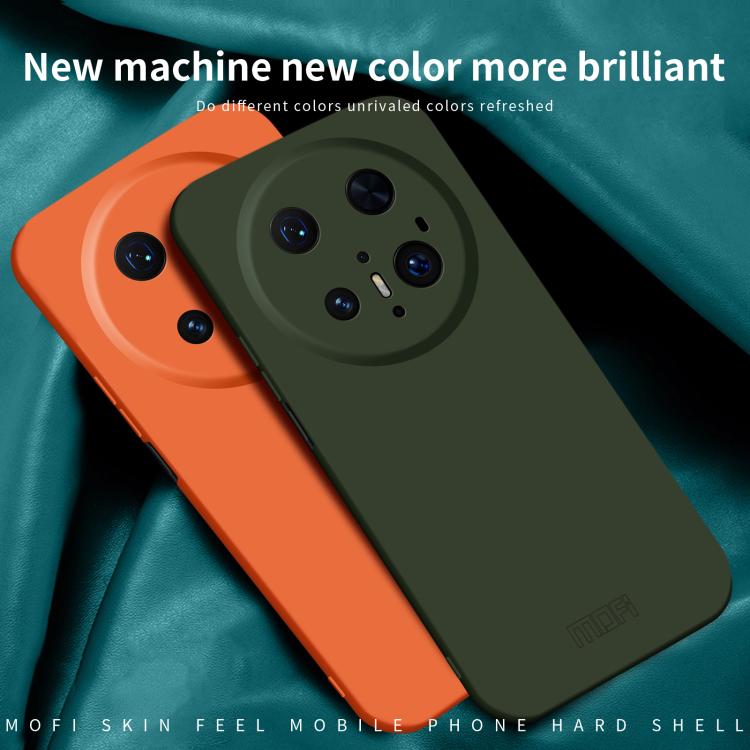 Funda para Teléfono Huawei Mate 70 Pro Mofi Qin Series con PC y Tacto Agradable (Negra)