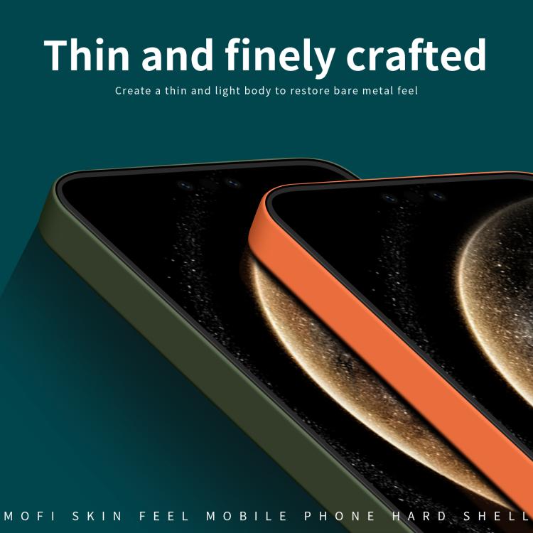 Funda para Teléfono Huawei Mate 70 Pro Mofi Qin Series con PC y Tacto Agradable (Negra)