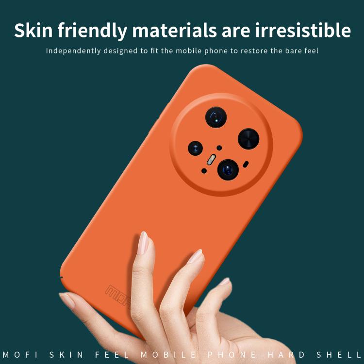 Funda para Teléfono Huawei Mate 70 Pro Mofi Qin Series con PC y Tacto Agradable (Negra)