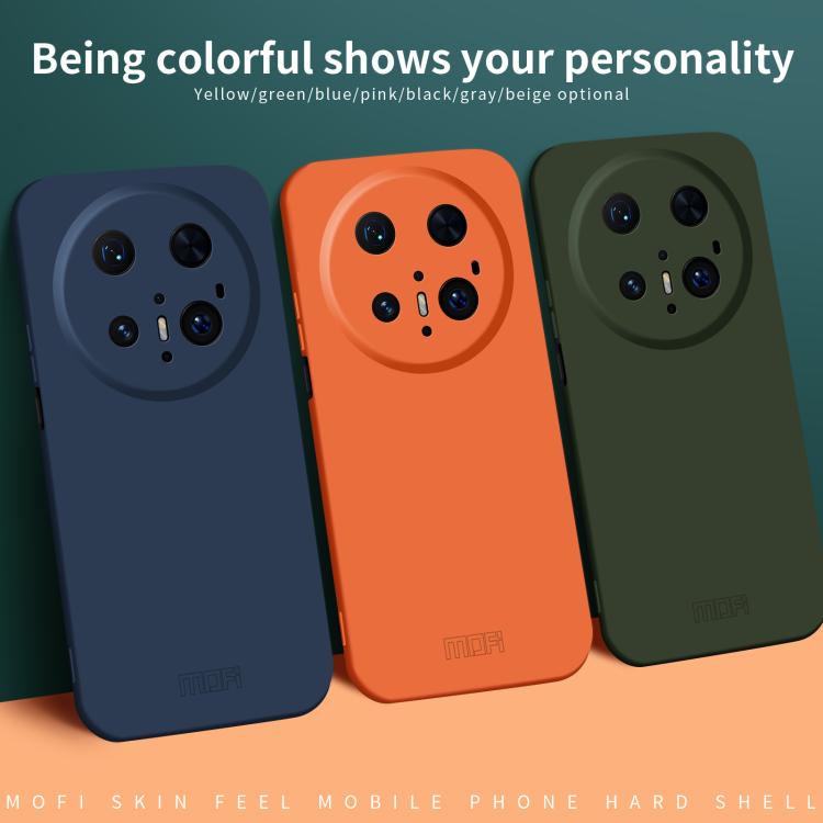 Funda para Teléfono Huawei Mate 70 Pro Mofi Qin Series con PC y Tacto Agradable (Negra)