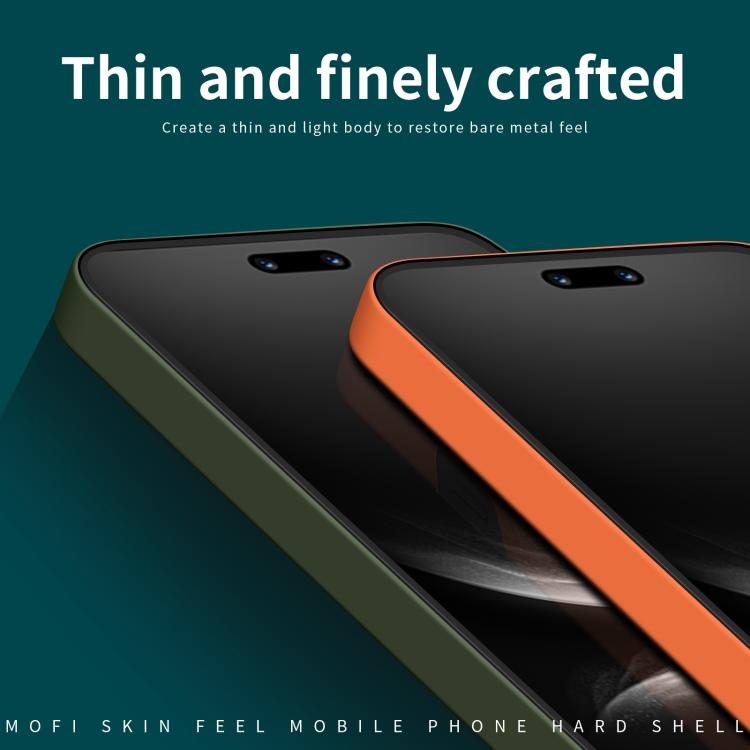 Funda de PC con diseño integral para Huawei nova 14 MOFI Qin Series (negro)