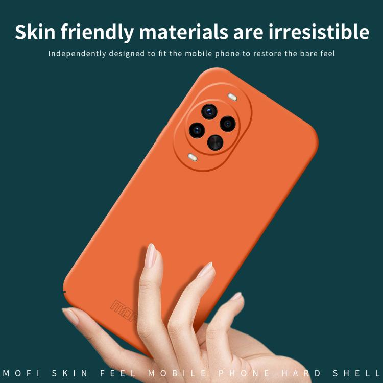 Funda de PC con diseño integral para Huawei nova 14 MOFI Qin Series (negro)