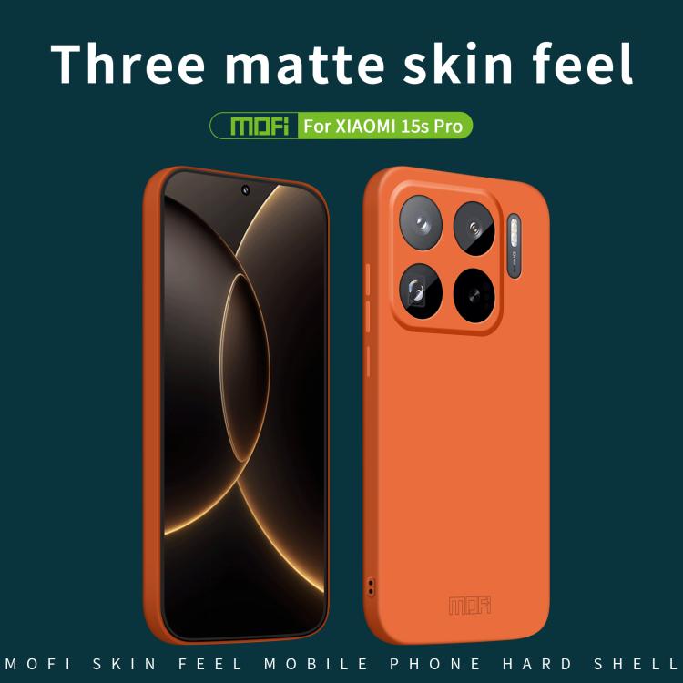Funda de PC con todo incluido para Xiaomi 15s Pro MOFI Qin Series (azul)