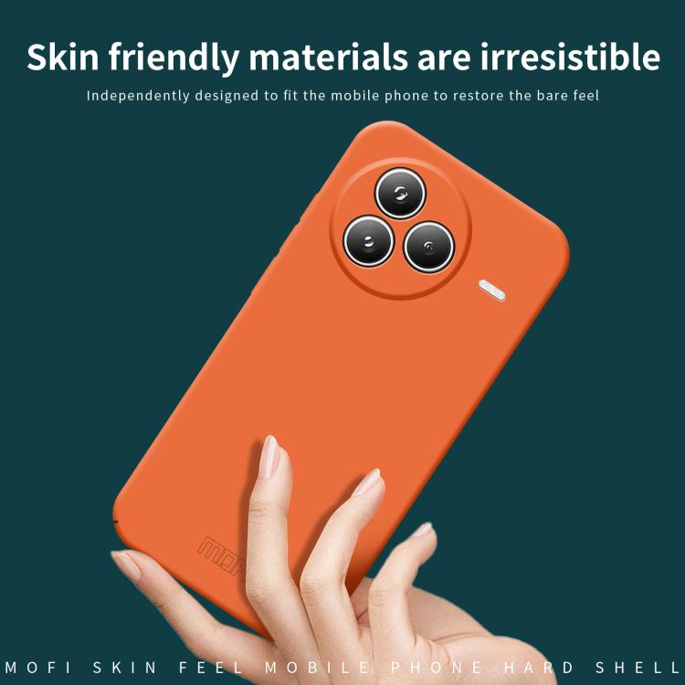 Funda de PC con todo incluido para Xiaomi Civi 5 Pro MOFI Qin Series (Verde)