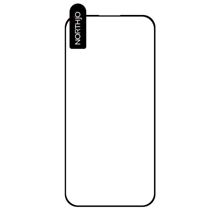 Protector de Pantalla Northjo a ++ para iPhone 15 Vidrio Templado con Impresión de Seda y Pegamento Completo - MOVILSTORE