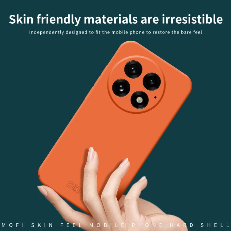 Funda para Teléfono OnePlus 13 Mofi Qin Series con PC y Tacto Agradable (Beige)