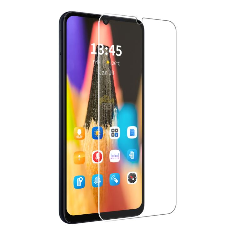Película de vidrio templado ENKAY 9H con borde de arco grande de aluminio y silicio para Redmi 15C 4G de 173,1 mm