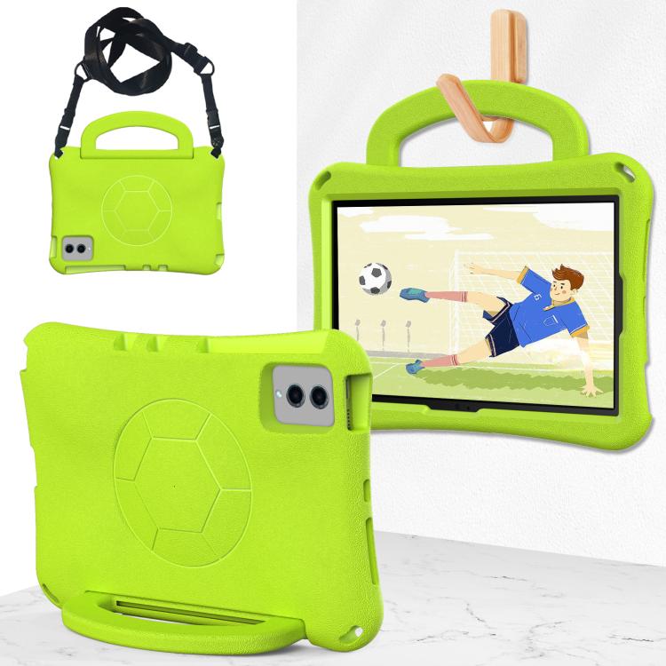 Funda de EVA a prueba de golpes para Xiaomi Redmi SE 11 2025/Pad 2 con forma de balón de fútbol (verde hierba)