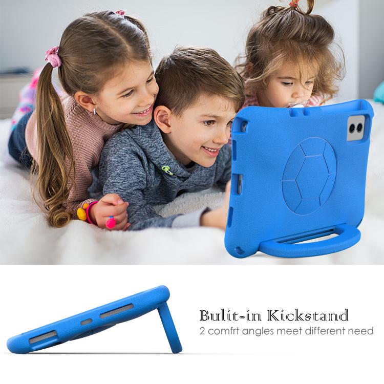 Funda de EVA a prueba de golpes con forma de balón de fútbol para Xiaomi Redmi SE 11 2025/Pad 2 (azul)