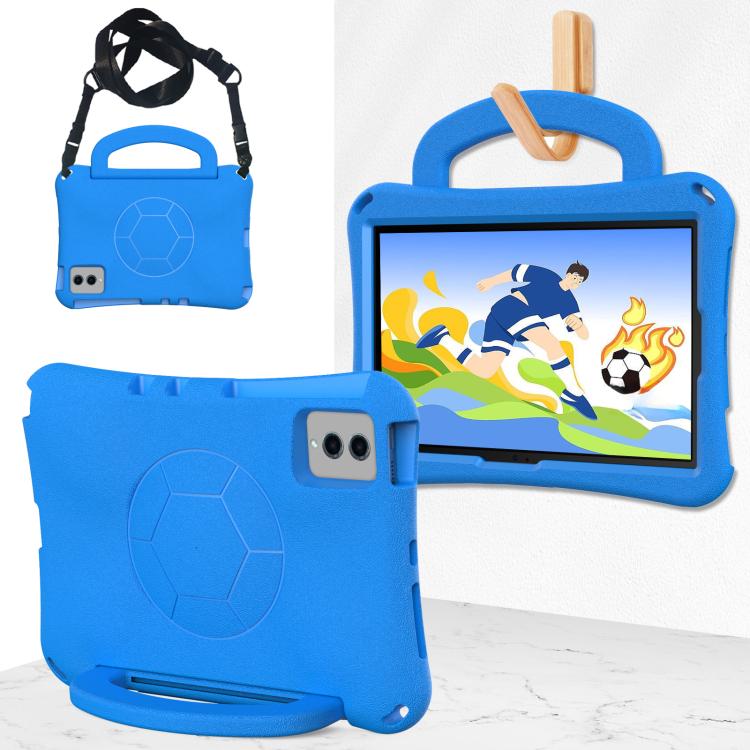 Funda de EVA a prueba de golpes con forma de balón de fútbol para Xiaomi Redmi SE 11 2025/Pad 2 (azul)