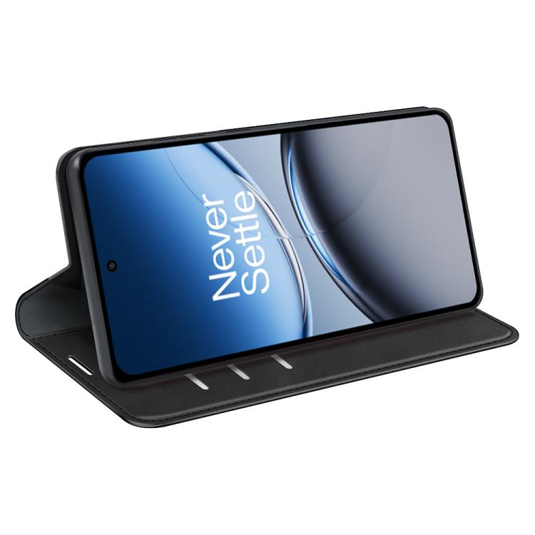 Funda de Cuero con Ventosa Magnética para OnePlus Nord 4 Retro-Skin (Negra)