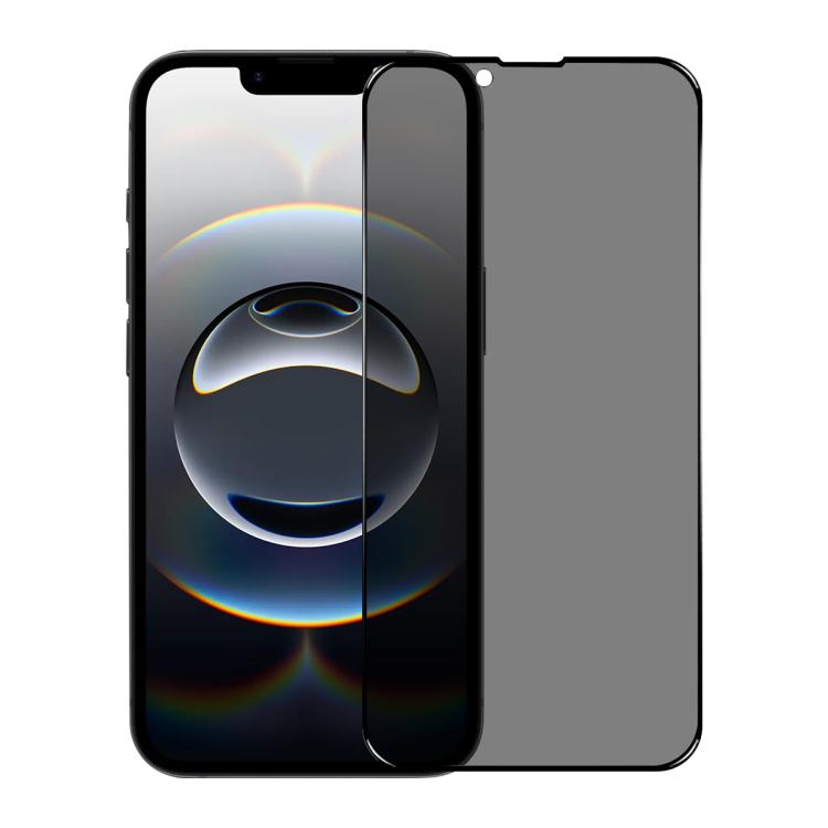 Película de Vidrio Templado Northjo iPhone 16E Impresión de Seda Pegamento Total Privacidad (28 Grados)