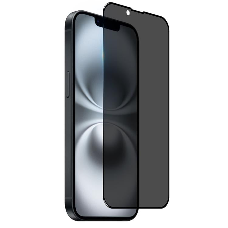 Película de Vidrio Templado Northjo iPhone 16E Impresión de Seda Pegamento Total Privacidad (28 Grados)