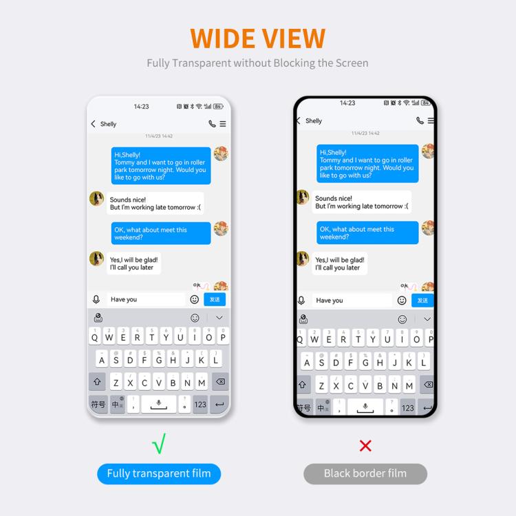 2 películas de vidrio templado ENKAY 9H con borde de arco grande de aluminio y silicio para Samsung Galaxy M56