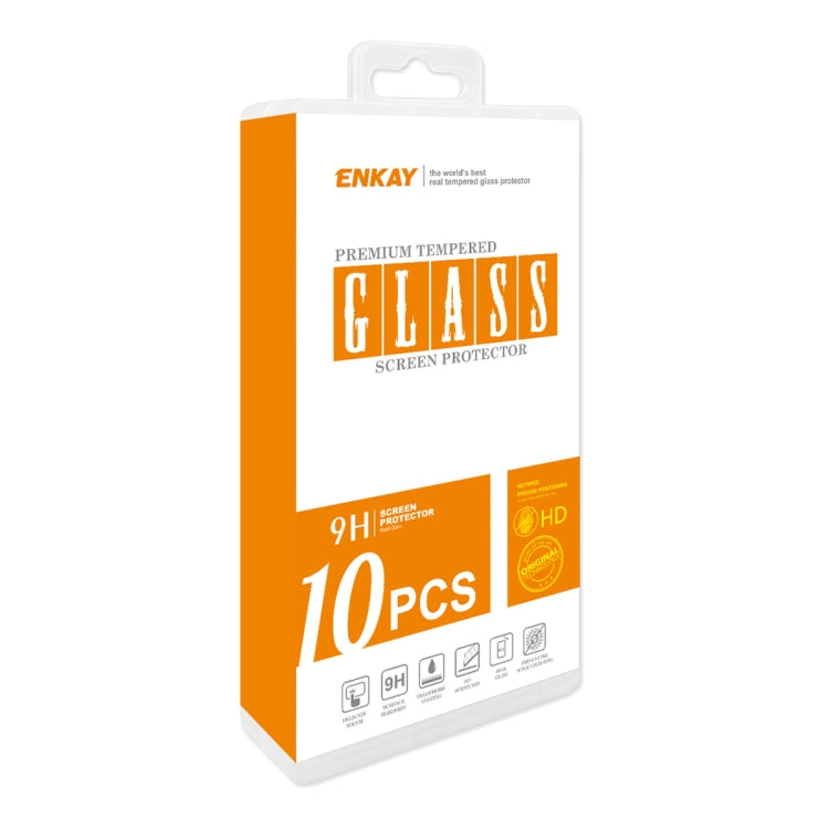 Película de Vidrio Templado 9H Enkay para OnePlus Nord 4 10 Piezas (Transparente)