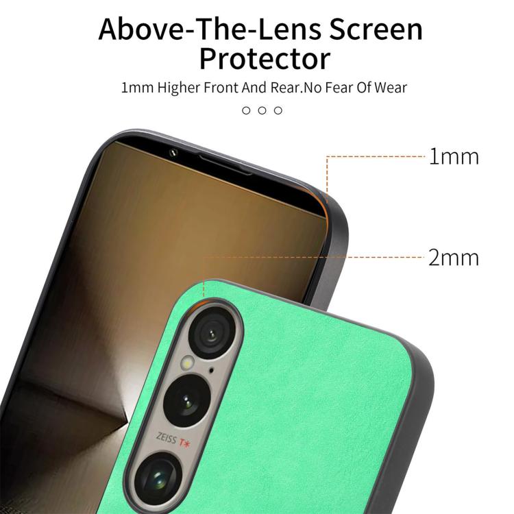 Funda Trasera Magnética de PU para Sony Xperia 10 Vi Retro Magsafe (Negra)