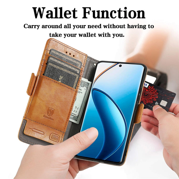 Funda para Nothing Phone 2A Plus de Cuero con Doble Hebilla Magnética y Empalme Neo (Azul)