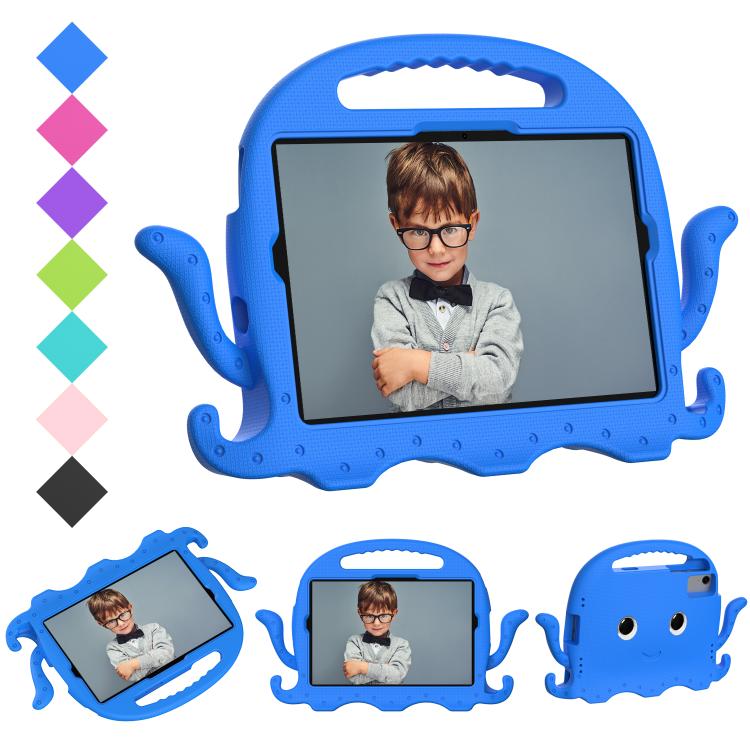 Funda híbrida de EVA con correa para Xiaomi Redmi Pad 2/SE 11 2025, a prueba de golpes, estilo pulpo, color azul