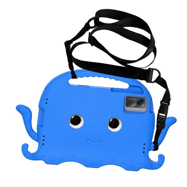 Funda híbrida de EVA con correa para Xiaomi Redmi Pad 2/SE 11 2025, a prueba de golpes, estilo pulpo, color azul