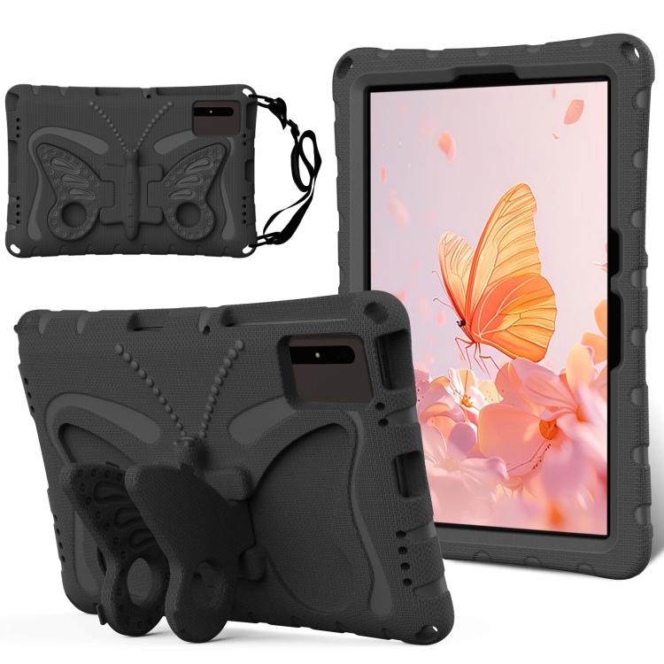 Funda de EVA a prueba de golpes con soporte de mariposa para Xiaomi Redmi Pad 2/SE 11 2025 (negra)