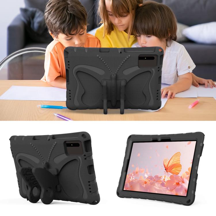 Funda de EVA a prueba de golpes con soporte de mariposa para Xiaomi Redmi Pad 2/SE 11 2025 (negra)