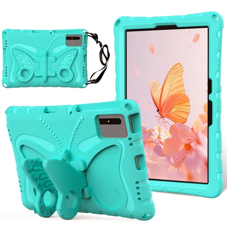 Funda de EVA a prueba de golpes con soporte de mariposa para Xiaomi Redmi Pad 2/SE 11 2025 (verde menta)