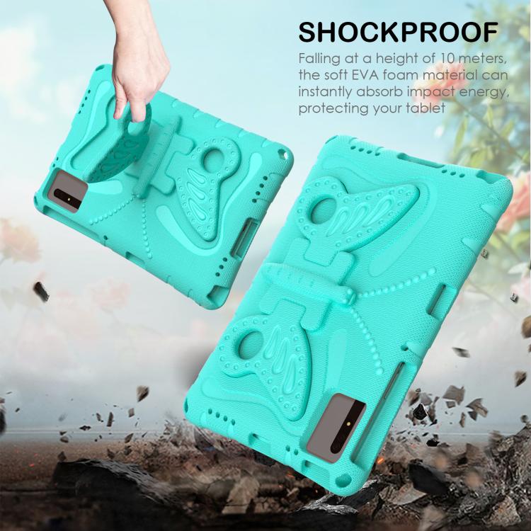 Funda de EVA a prueba de golpes con soporte de mariposa para Xiaomi Redmi Pad 2/SE 11 2025 (verde menta)
