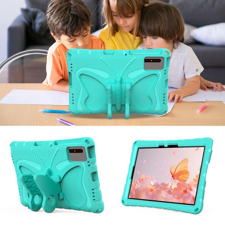 Funda de EVA a prueba de golpes con soporte de mariposa para Xiaomi Redmi Pad 2/SE 11 2025 (verde menta)