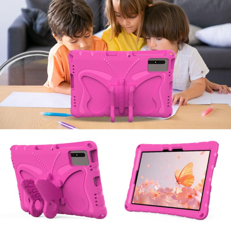 Funda de EVA a prueba de golpes con soporte de mariposa para Xiaomi Redmi Pad 2/SE 11 2025 (rosa)