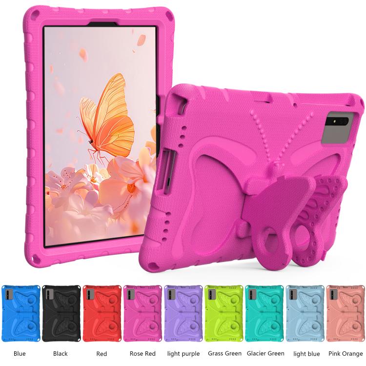 Funda de EVA a prueba de golpes con soporte de mariposa para Xiaomi Redmi Pad 2/SE 11 2025 (rosa)